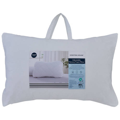 Front shot 2, Adjustable Memory Foam Pillow
