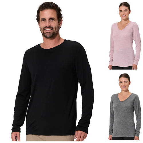 Group 1, Adult's Merino Long Sleeve Tee