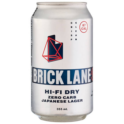 Front shot 3, Hi Fi Dry Zero Carb Japanese Lager 4 Pack