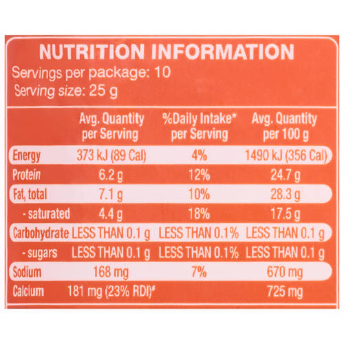 Nutrients 1, Mexican Blend Shredded Cheese 250g