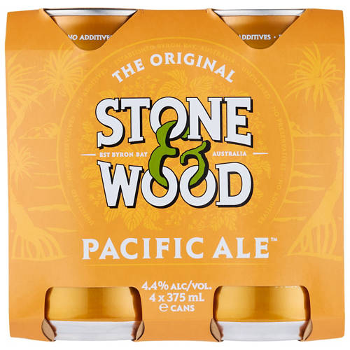 Front shot 2, Pacific Ale 4 Pack 375ml