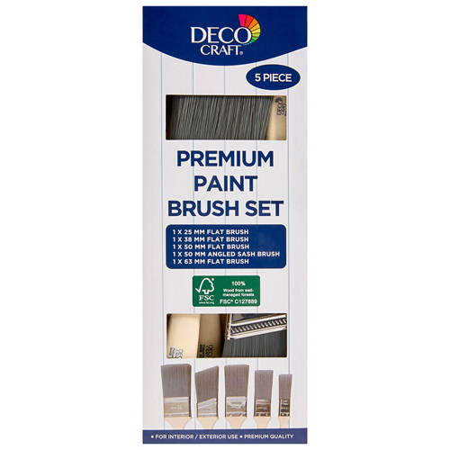 Front shot 2, Premium Brush Set 5 Pcs