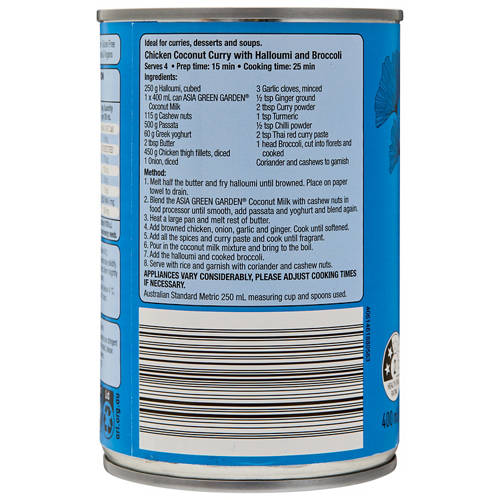 Front shot 3, Coconut Milk Regular 400ml