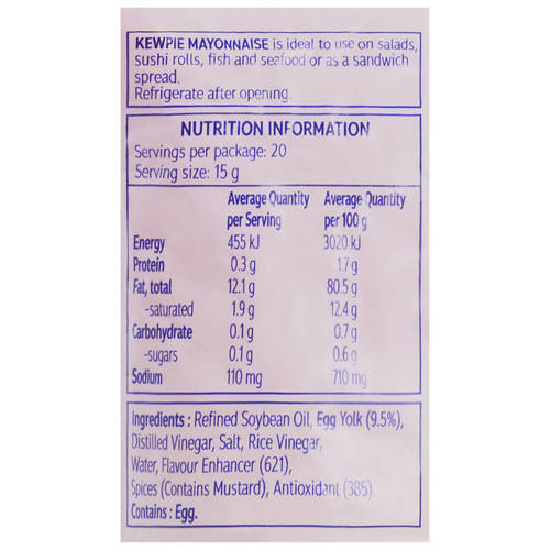 Nutrients 1, Original Mayonnaise 300g