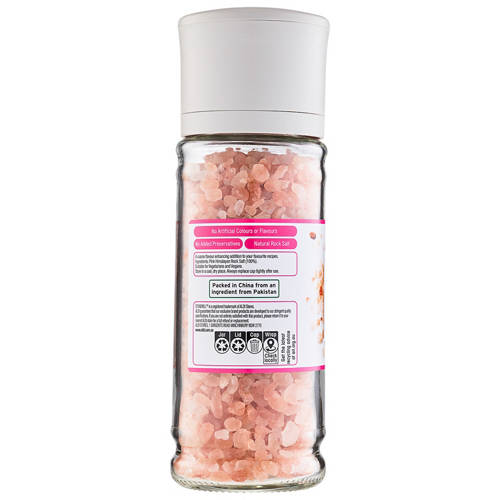 Front shot 3, Himalayan Pink Rock Salt Grinder 260g