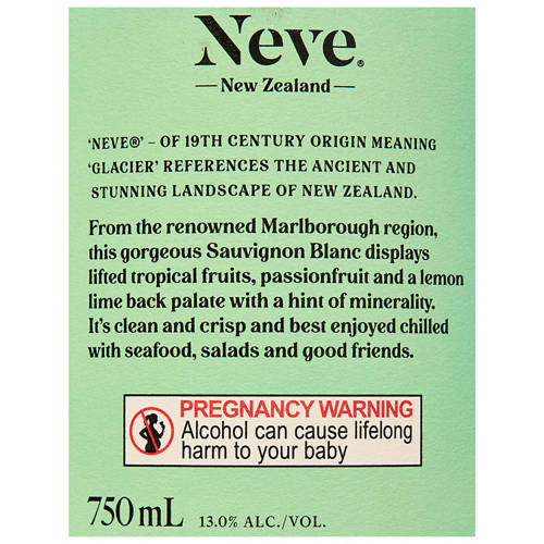Nutrients 1, Marlborough Sauvignon Blanc 750ml