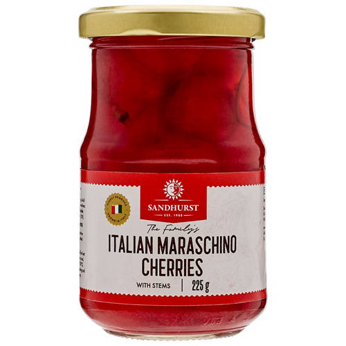 Front shot 2, Italian Maraschino Cherries 225g
