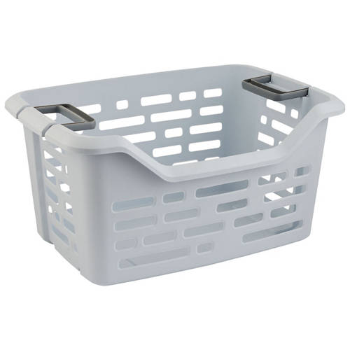 Front shot 3, Stackable Laundry Basket with Folding Handles
