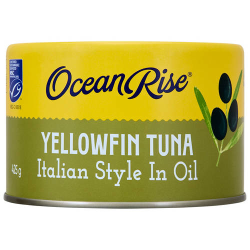 Front shot 2, Yellowfin Tuna Italian Style in Oil 425g