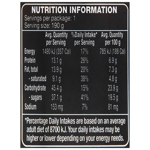 Nutrients 1, Indulgent Caramel Delight Greek Yogurt 190g