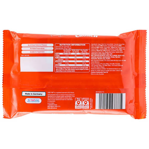 Front shot 3, Caramel Crunch Bars 4 Pack 152g
