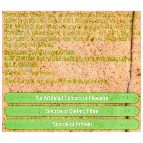 Ingredients 1, Fruitless  Hot Cross Buns 6 Pack 410g