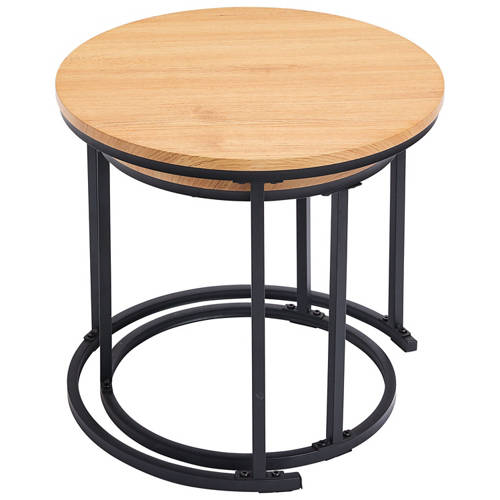 Front shot 3, Nesting Side Tables Round