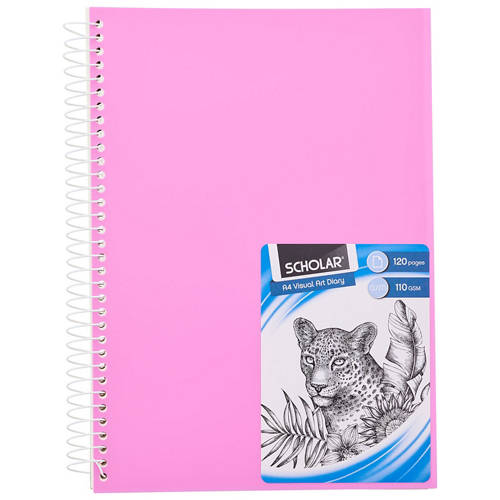 Front shot 2, A4 Visual Art Diary