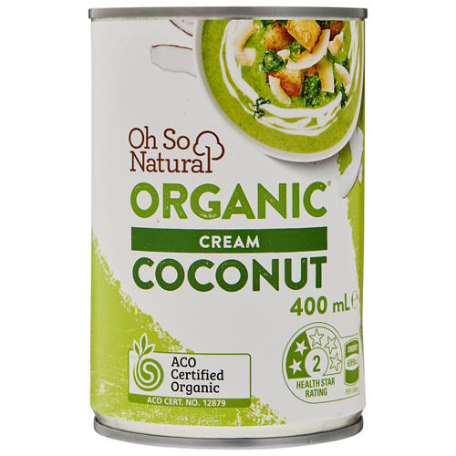 Front shot 2, Organic Coconut Cream 400ml