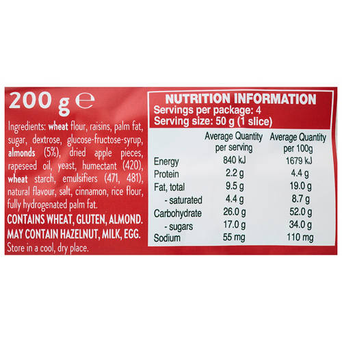 Nutrients 1, Mini Stollen Apple 200g