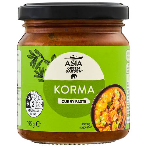 Front shot 2, Korma Curry Paste 195g