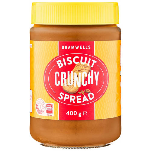 Front shot 2, Biscuit Spread Crunchy 400g