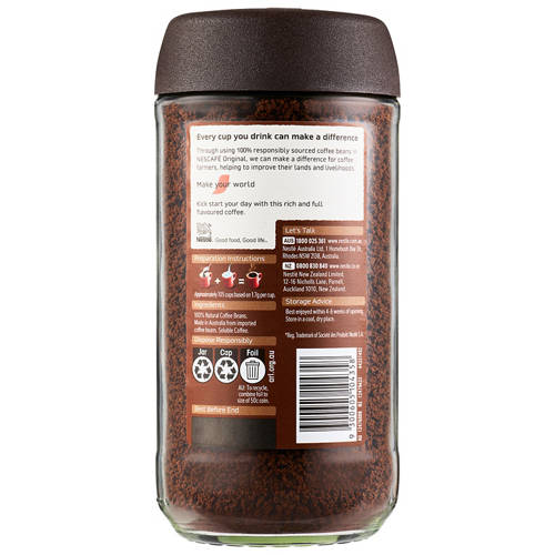 Front shot 3, Original Instant Coffee 180g