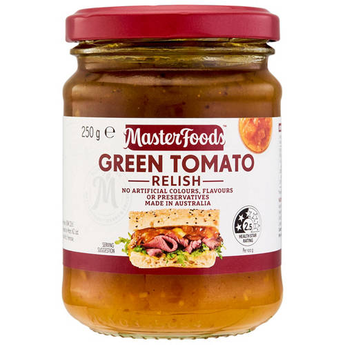 Front shot 2, Green Tomato Relish 250g