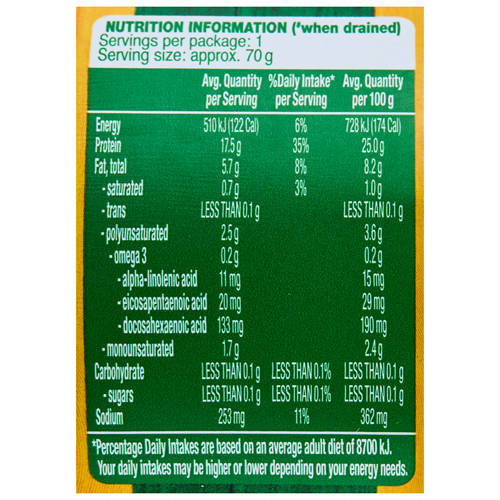Nutrients 1, Tuna Chunks in Oil 95g