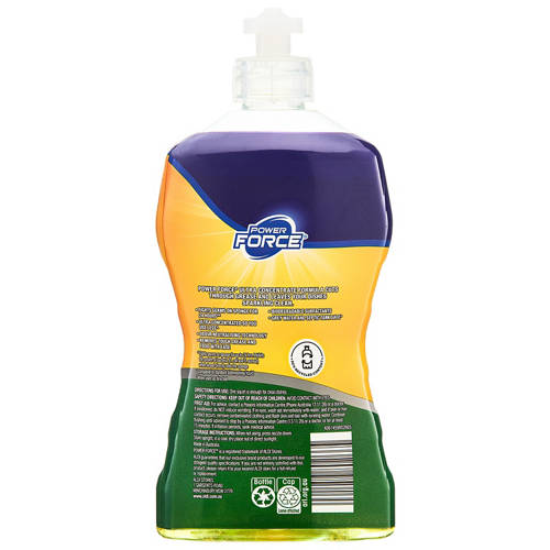 Front shot 2, Power Soak Dishwashing Liquid Lemon Antibacterial 450ml