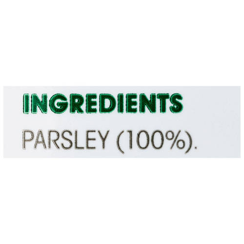 Ingredients 1, Parsley Flakes 40g