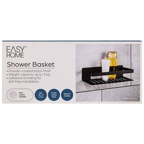 Front shot 2, Bathroom Shelf Shower Basket or Towel Rack