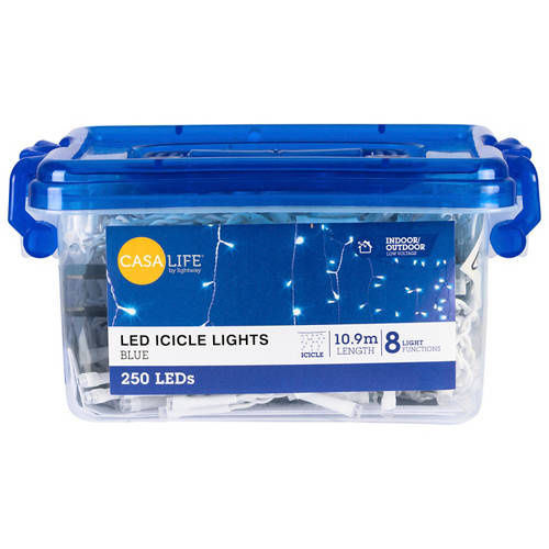 Front shot 3, LED Icicle Lights 250 Pack