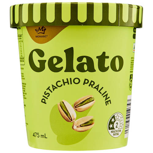 Front shot 2, Pistachio Praline Gelato 475ml