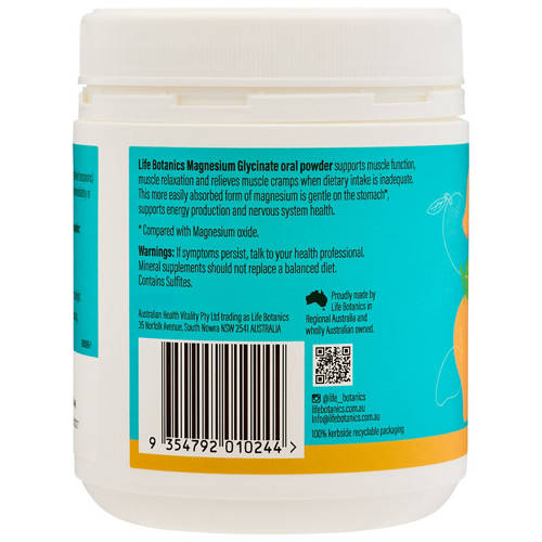 Front shot 3, Magnesium Glycinate 150g