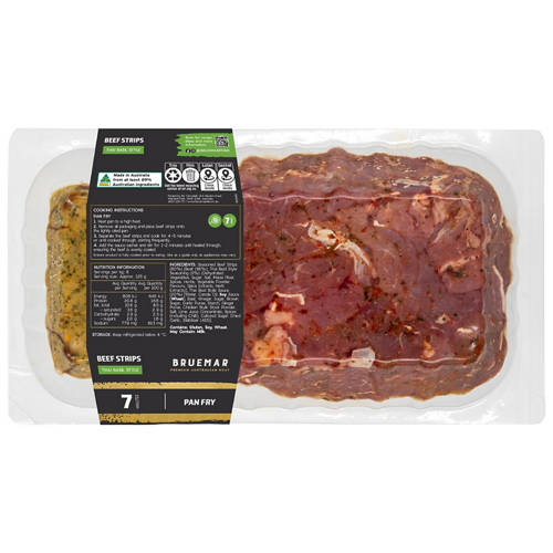 Front shot 2, Marinated Thai Basil Beef Strips