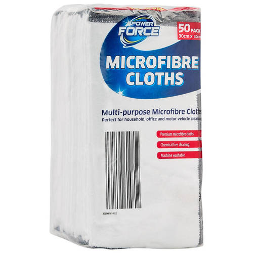 Front shot 2, Microfibre Cloths 50 Pack
