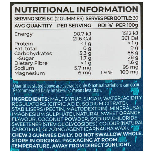 Nutrients 1, Electrolyte Gummies 60 Pack