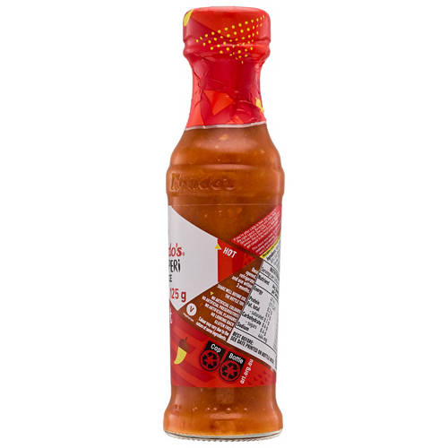 Front shot 2, Hot Peri Peri Sauce 125g