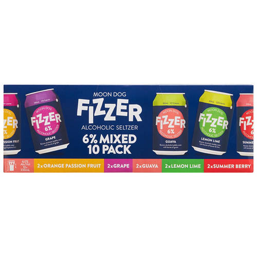 Front shot 2, Fizzer Seltzer 10pk