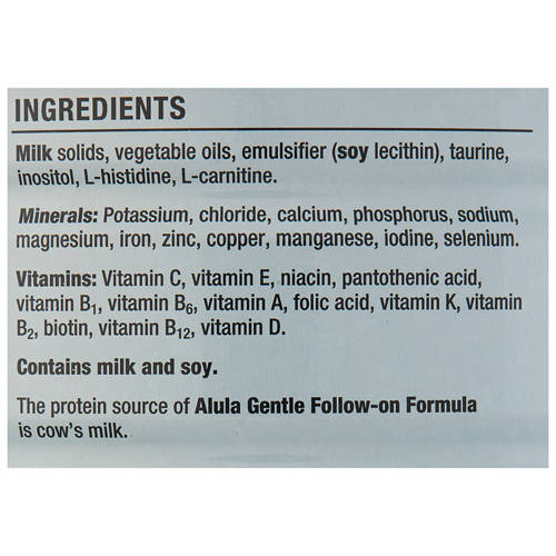 Ingredients 1, Gentle Follow-on Formula Stage 2 900g