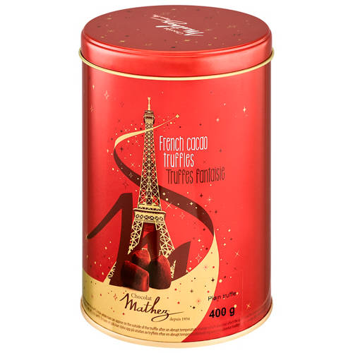 Front shot 2, French Dark Chocolate Truffles 400g