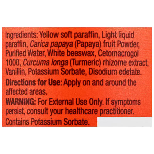 Ingredients 1, Ointment Tubs 80g
