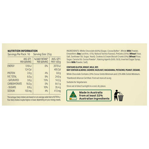 Nutrients 1, Chocolate Coated Pretzels 300g - 400g