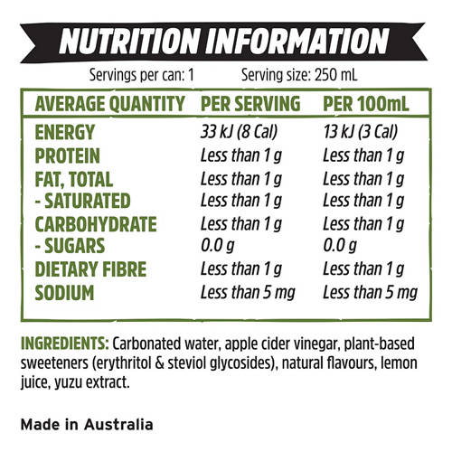 Nutrients 1, Yuzu Lemon 12x250ml Bulk Pack