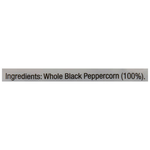 Ingredients 1, Whole Black Peppercorns 380g