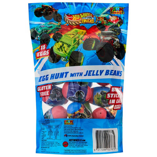 Front shot 2, Monster Trucks Egg Hunt Bag 75g