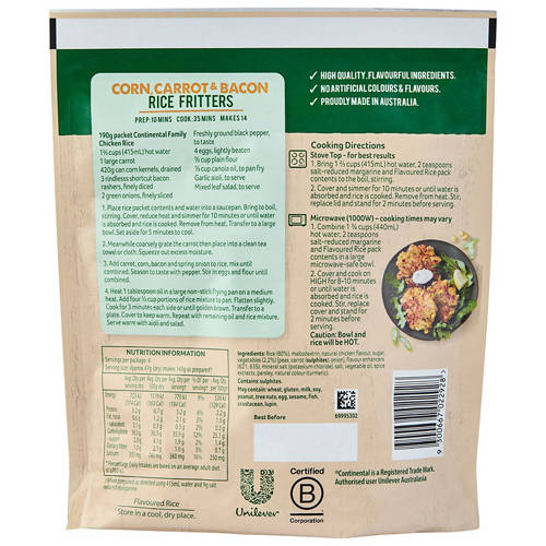 Front shot 2, Chicken Flavoured Rice 190g