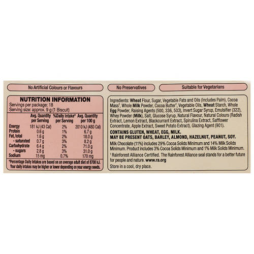 Nutrients 1, Christmas Biscuit Assortment 160g
