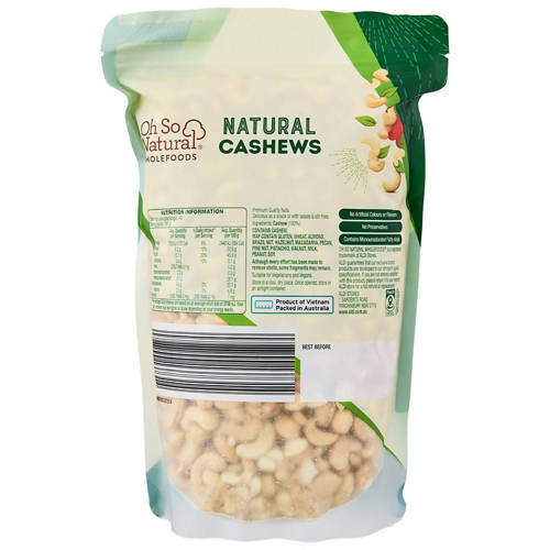 Front shot 2, Cashews Natural 1.2kg