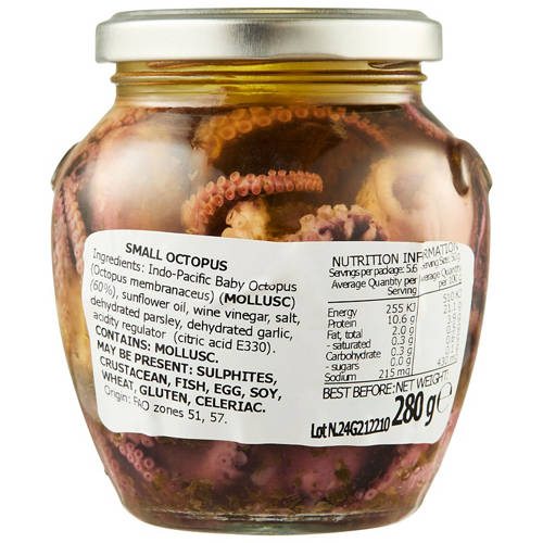 Front shot 3, Baby Octopus 280g