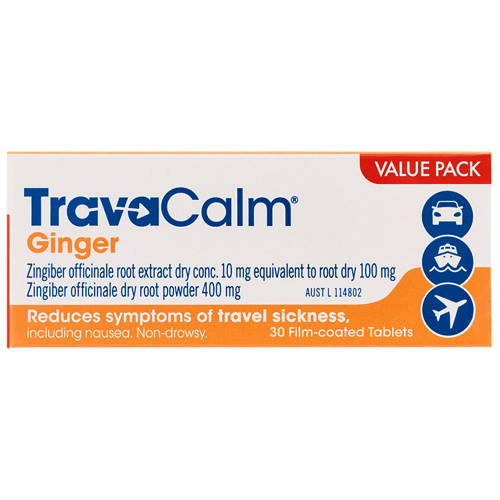 Front shot 2, Ginger Tablets 30 Pack