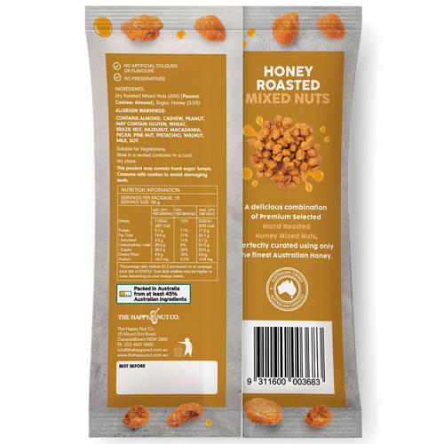 Front shot 2, Honey Roasted Mixed Nuts 900g