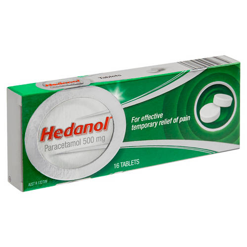 Paracetamol Tablet 16 Pack Product Image Front shot 01